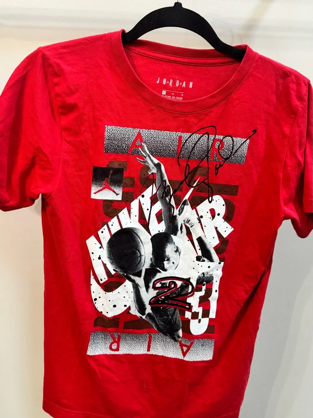 Jordan Red Boys' Basketball Graphic Tee